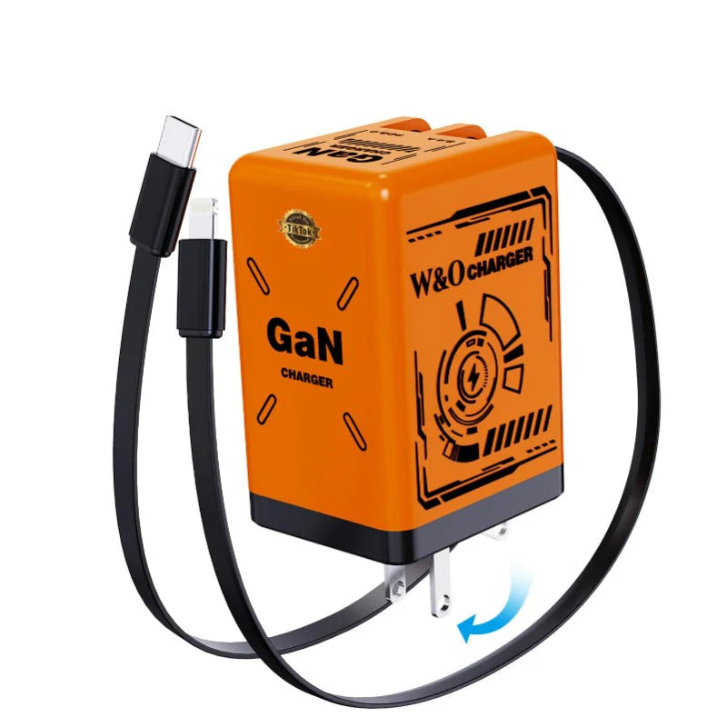 GaNPro 45W Retractable Fast Charger Cube