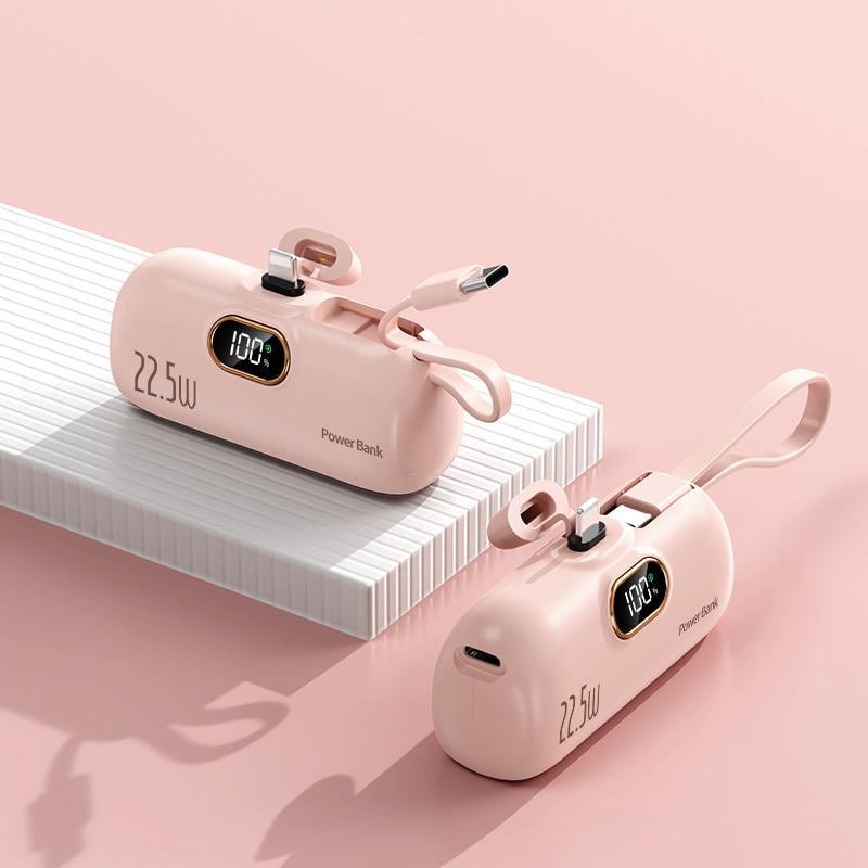 ๐โฐ5000mAh Mini Portable Charger Power Bank for phone๐