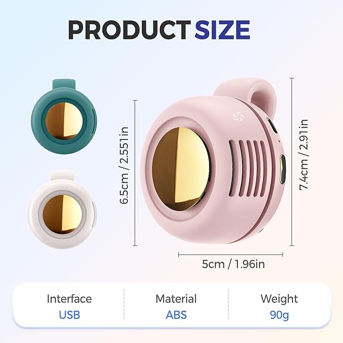 Portable Silent Mini Bladeless Electric Fan