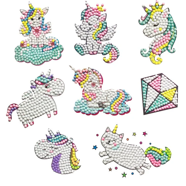 DIY children's free stick cartoon diamond painting