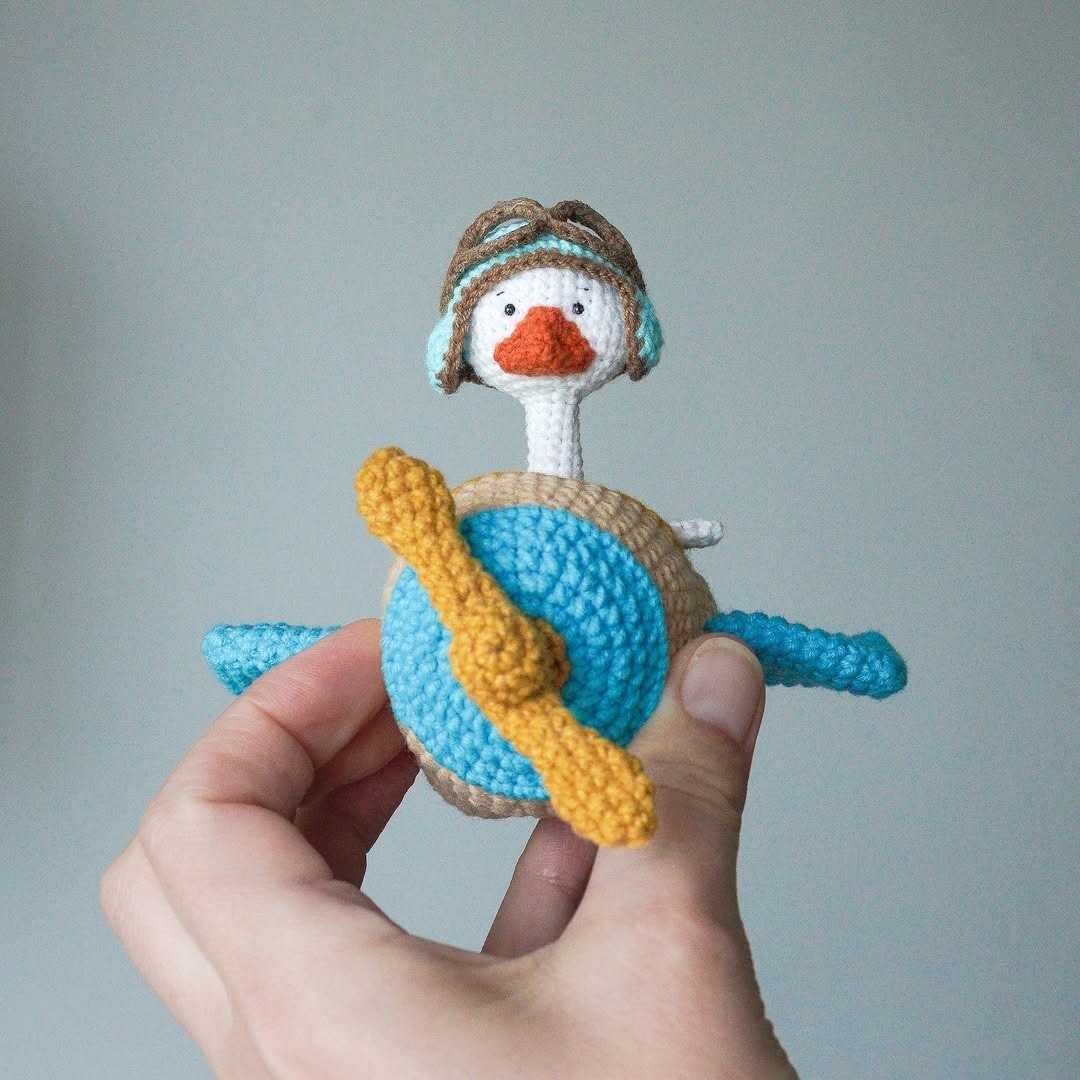 Handmade Crochet Goose