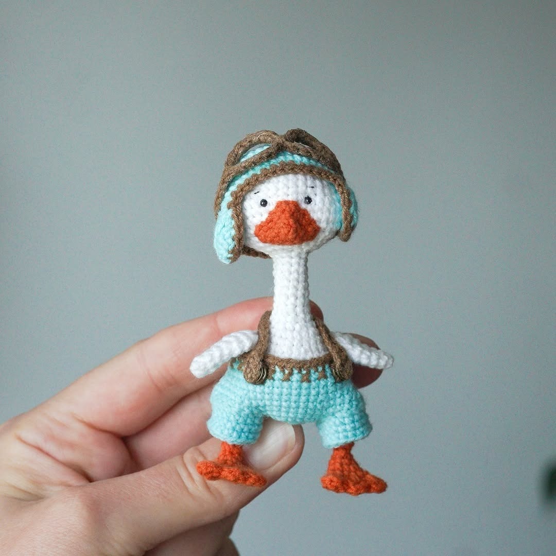 Handmade Crochet Goose