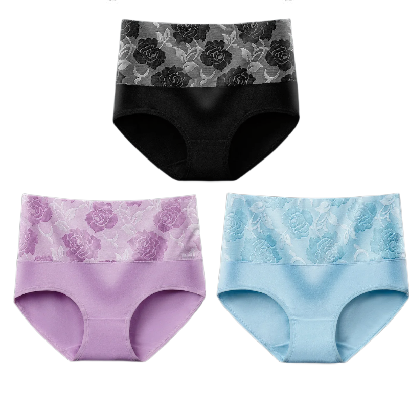 Cotton High Waist Abdominal Slimming Hygroscopic Antibacterial Underwear