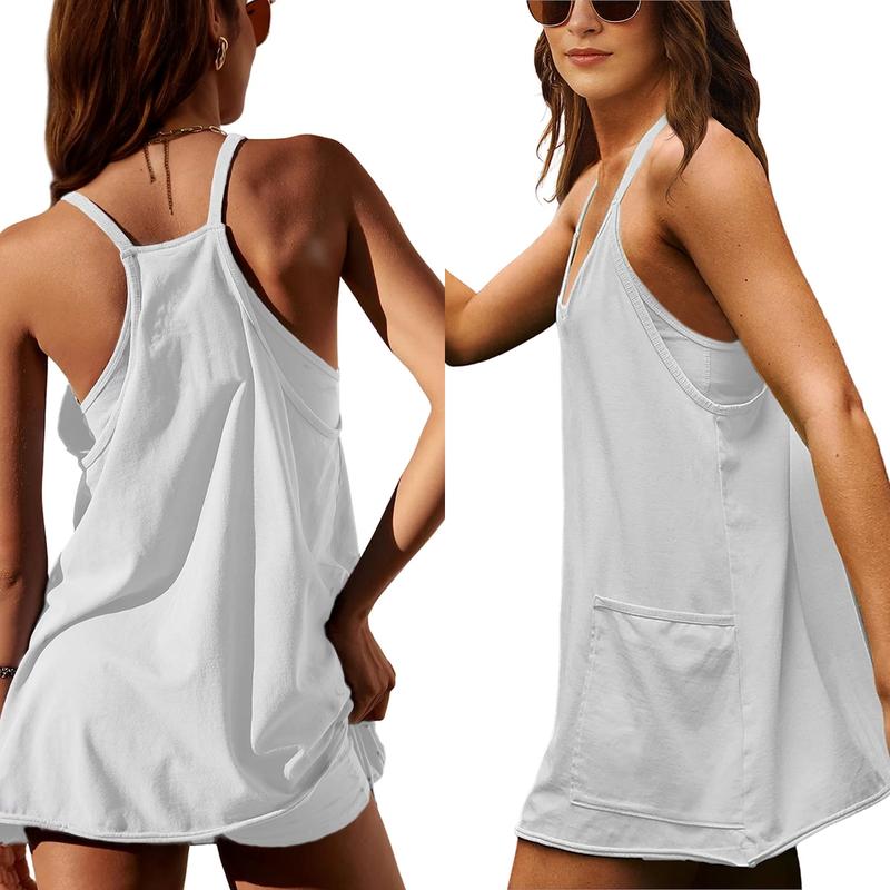 🎁Last Day sale 49% OFF - Women's Sleeveless Summer Dress with Shorts