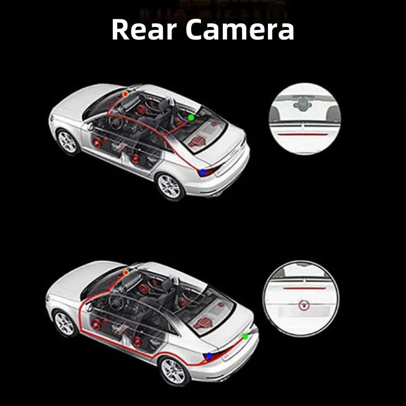 🔥2025 New Style - 49% Off🔥1080P 4-Channel Dash Cam with Night Vision