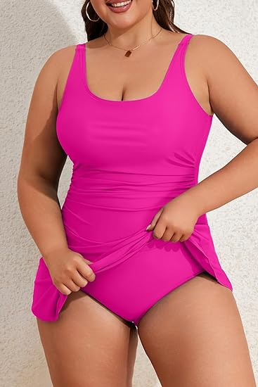 ☀️ Summer Deal!😍Women's Tummy Control Swim Romper Built-in Bra👗
