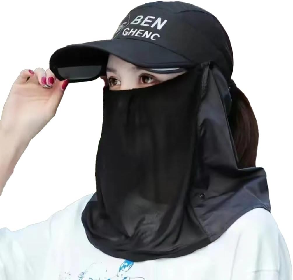 All-Terrain UV Shield Cap with Neck & Face Protection