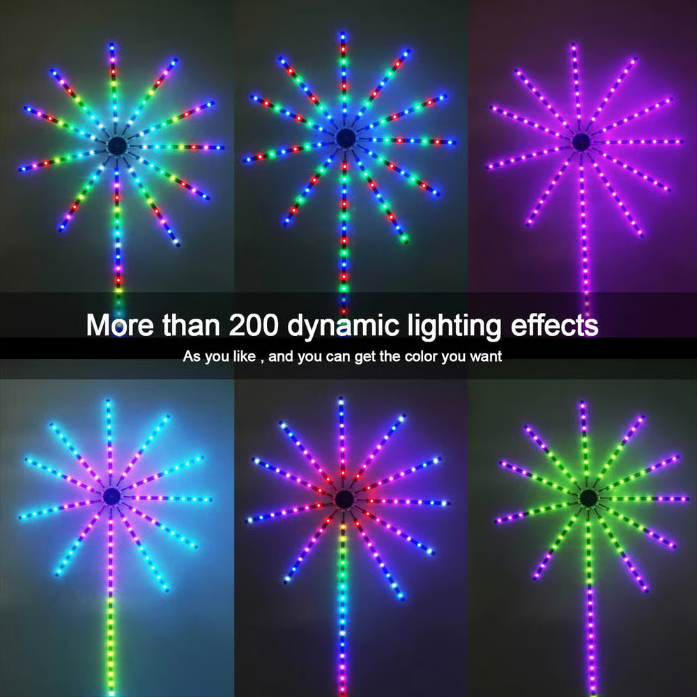 🎁💡WiFi Bluetooth Smart Fireworks Led Light