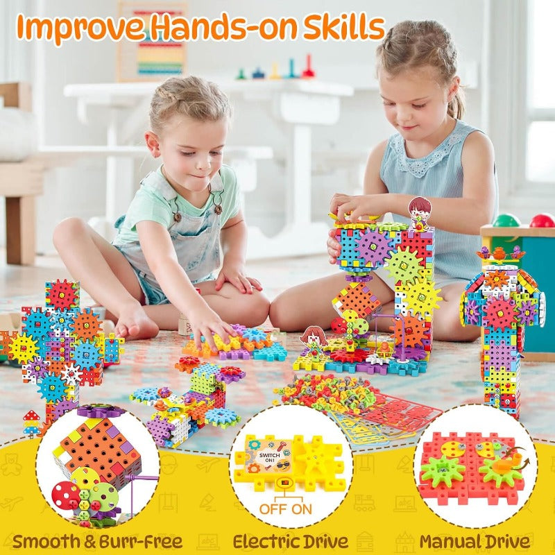 Electric Gear Building Toy Set