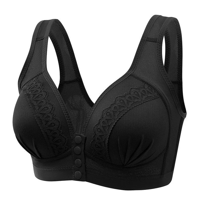 Buy 1 Get 2 Free-2025 breathable cotton bra with front button