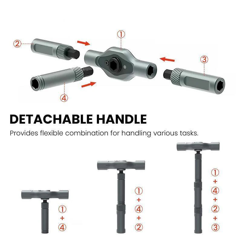 (đ„Summer Hot Sale- 30% OFF) 24 in 1 DlY Screwdriver Set Magnetic Compact and Portable Ratchet Screwdriver