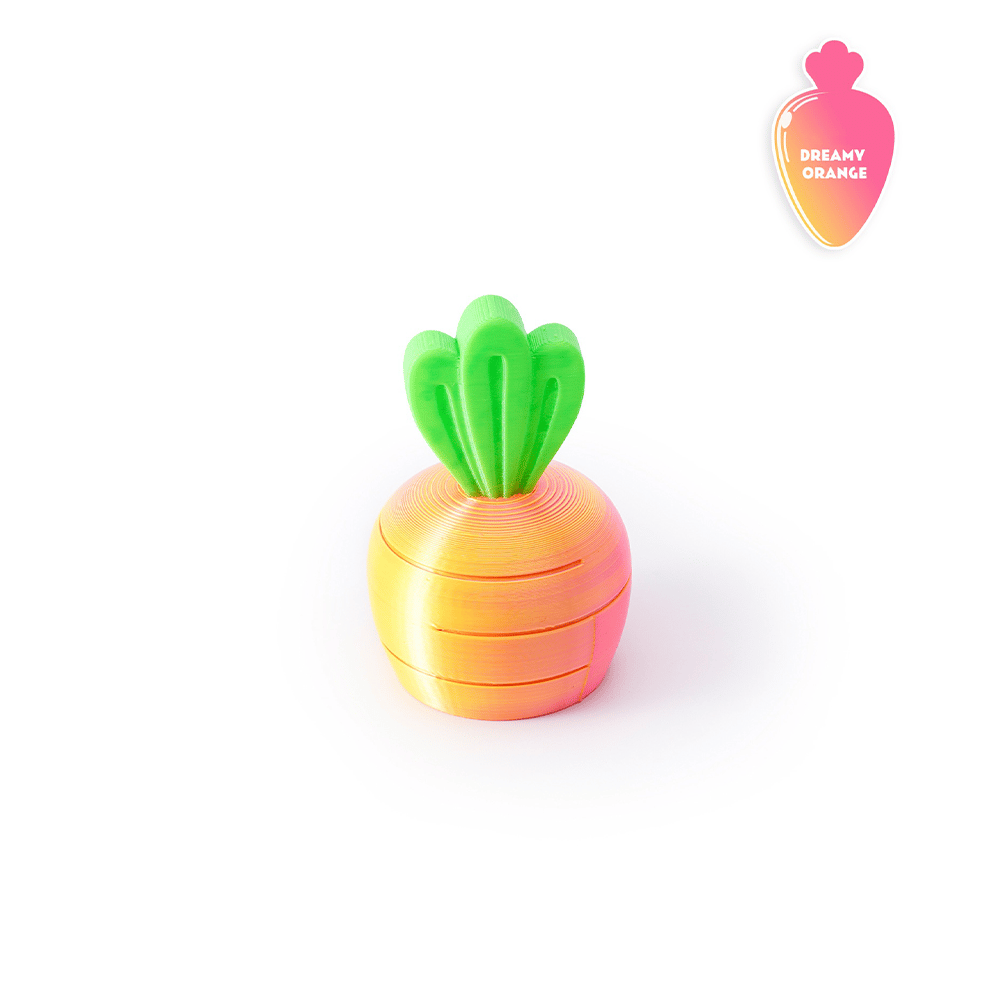 🥕3D Printed Decompression And Retractable Carrot Toy