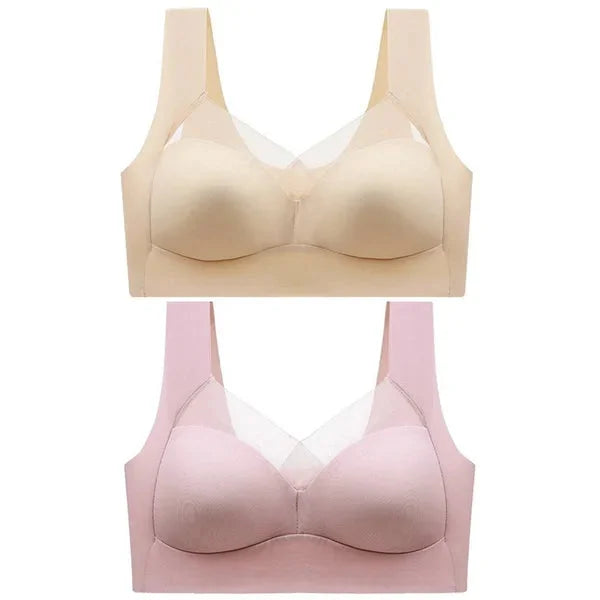 Fashion Deep Cup Bra Summer Sexy Push Up Wireless Bras (Size Runs The Same As Regular Bras)