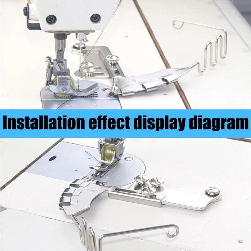 Double Fold Bias Binder Attachment – For Industrial Lockstitch Sewing Machines Only