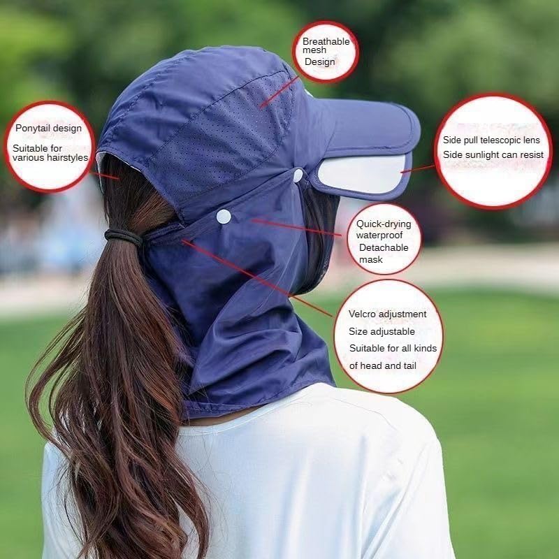 All-Terrain UV Shield Cap with Neck & Face Protection