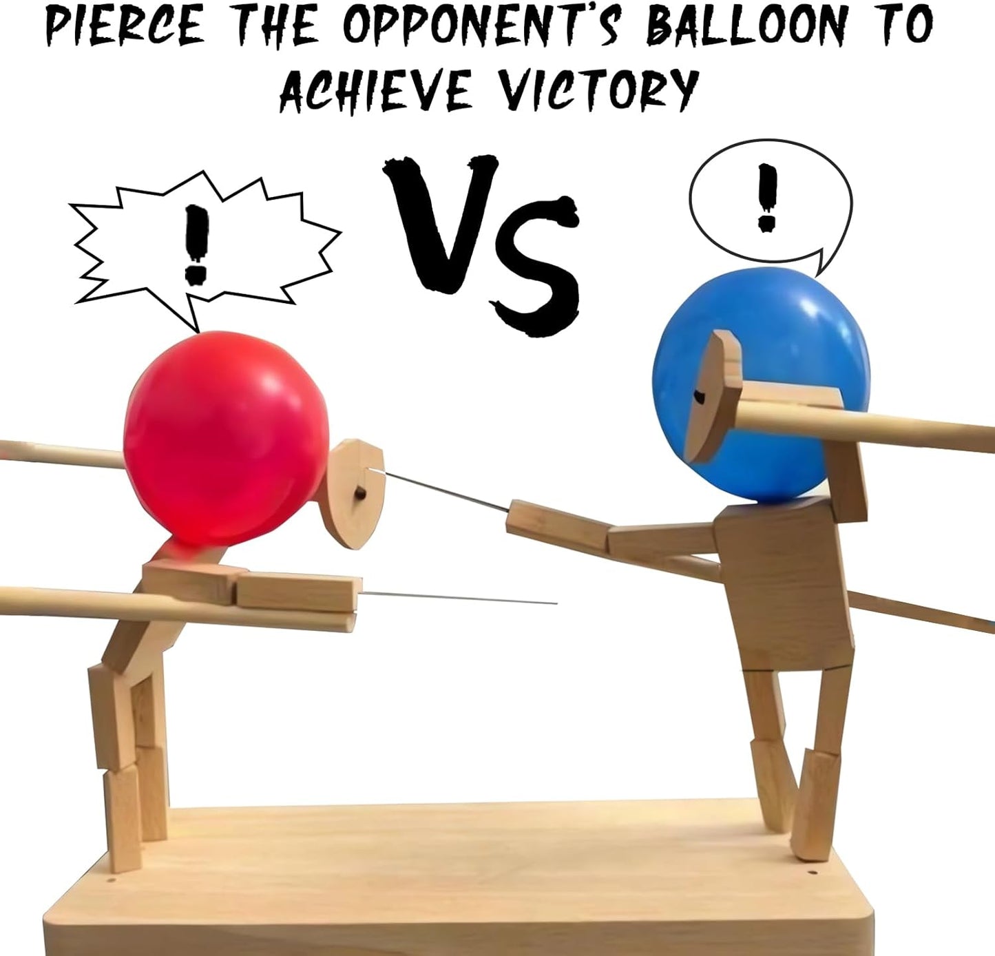 Balloon Bamboo Man Battle – Wooden Balloon Fighter Game