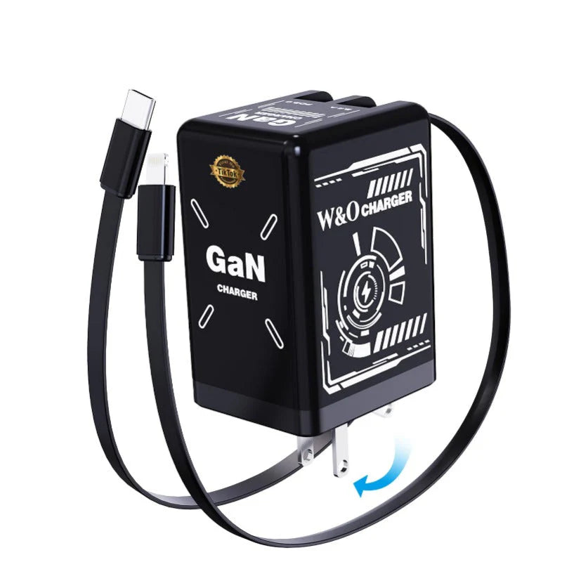 GaNPro 45W Retractable Fast Charger Cube