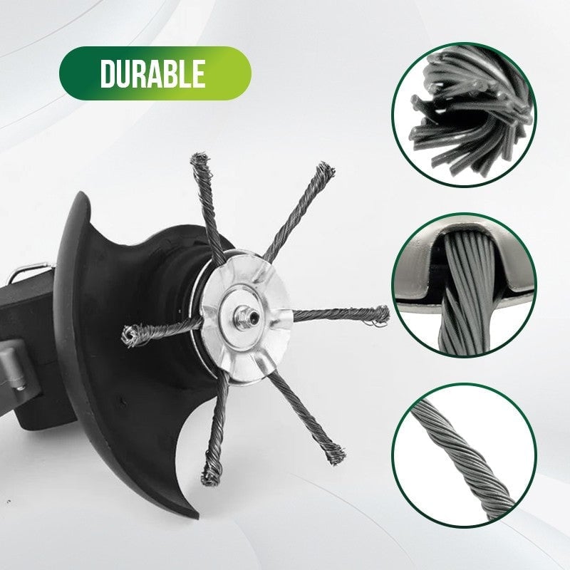 🔥BUY 2 GET 1 FREE 👨🌾6 inch Steel Wire Brush Cutter Trimmer Head