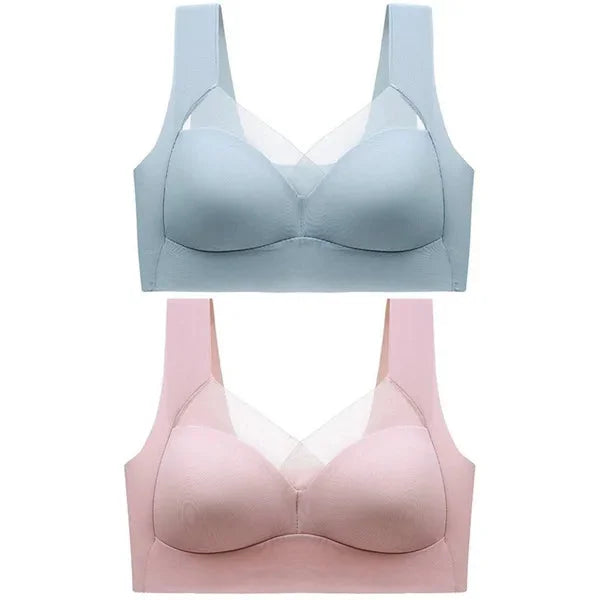 Fashion Deep Cup Bra Summer Sexy Push Up Wireless Bras (Size Runs The Same As Regular Bras)