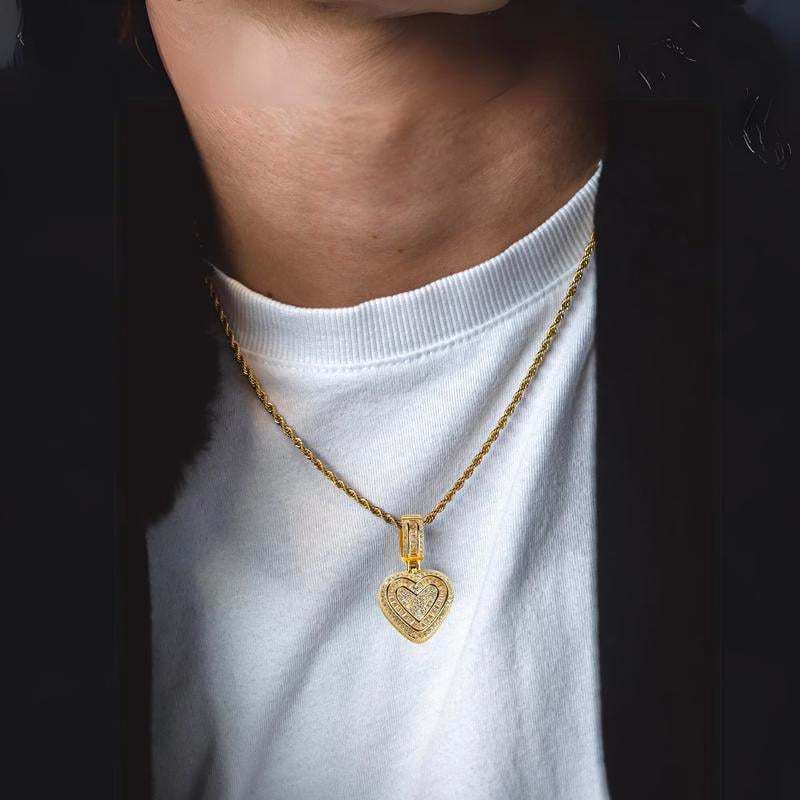 💖Last Day Sale 49% OFF💖Cubic Diamond Heart Pendant Necklace