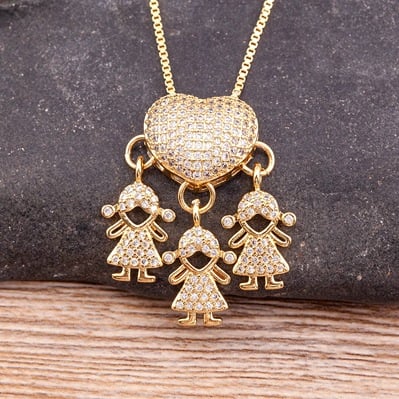 🔥 Last Day 69% OFF -Mother's Love Necklace - Love and My Kids
