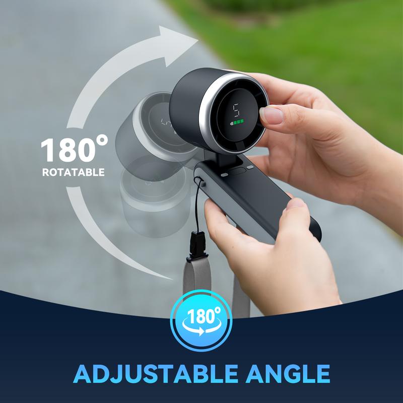 Stay Cool Anytime with the N607 Turbo Handheld Fan