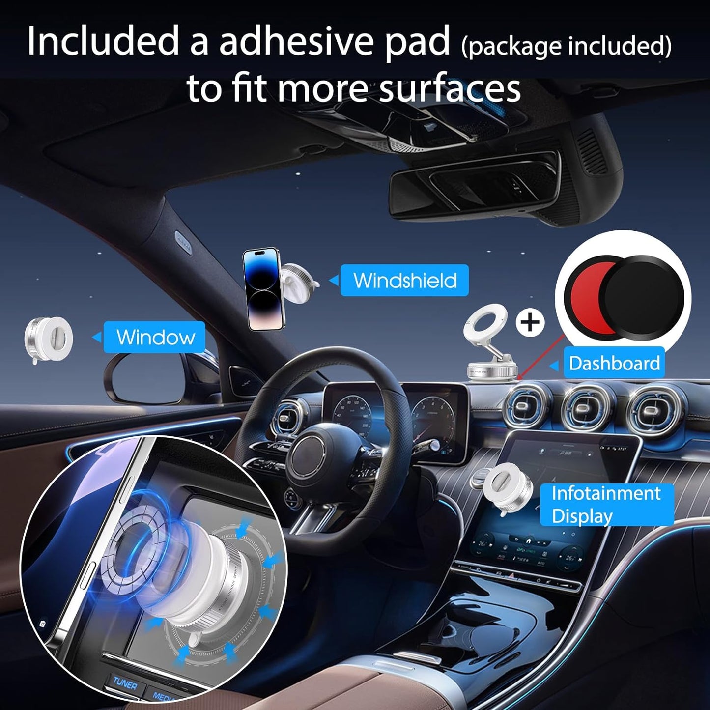 Eptchn MagLock 360° Foldable Magnetic Phone Mount