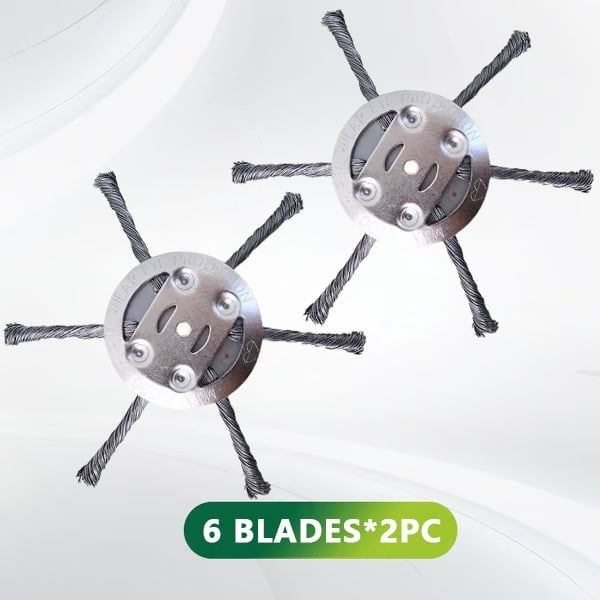 🔥BUY 2 GET 1 FREE 👨🌾6 inch Steel Wire Brush Cutter Trimmer Head