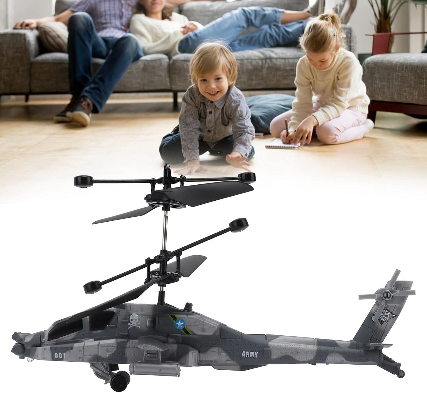Hand-Sensing Hover Helicopter
