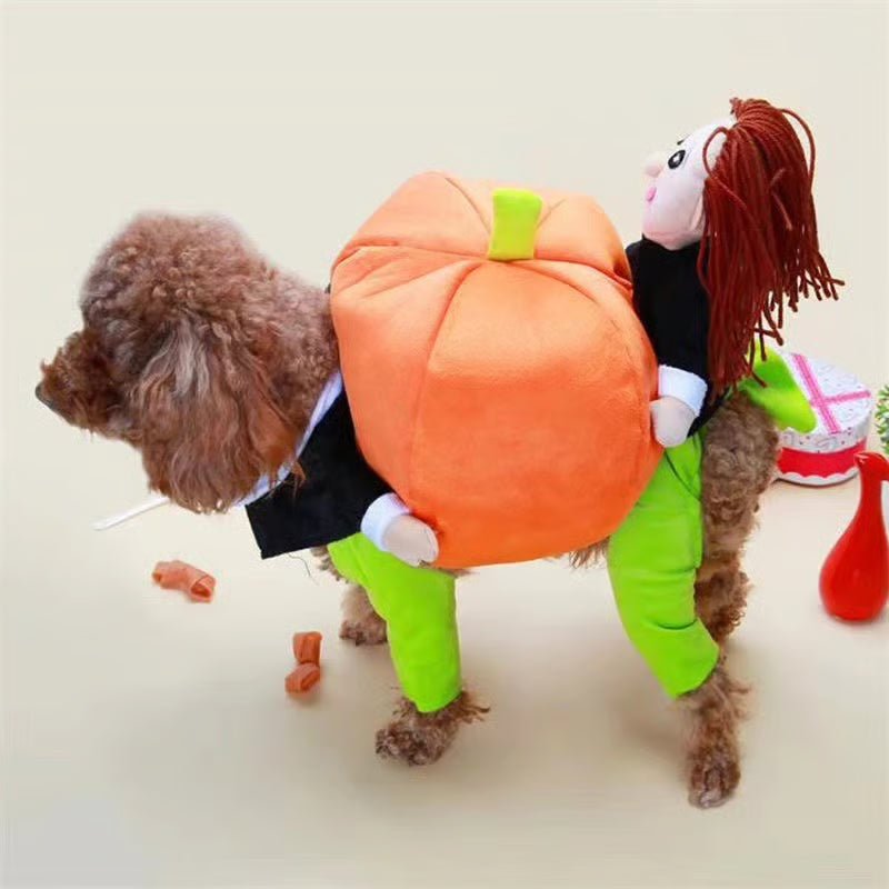 (🎃Early-Halloween Hot Sale-49%OFF) Pet Dog Pumpkin Halloween Costume