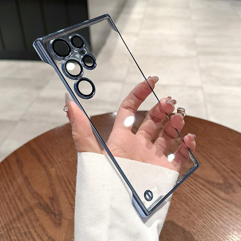 🔥New In Samsung S25 Series Case - Samsung Frameless Magnetic Transparent Case