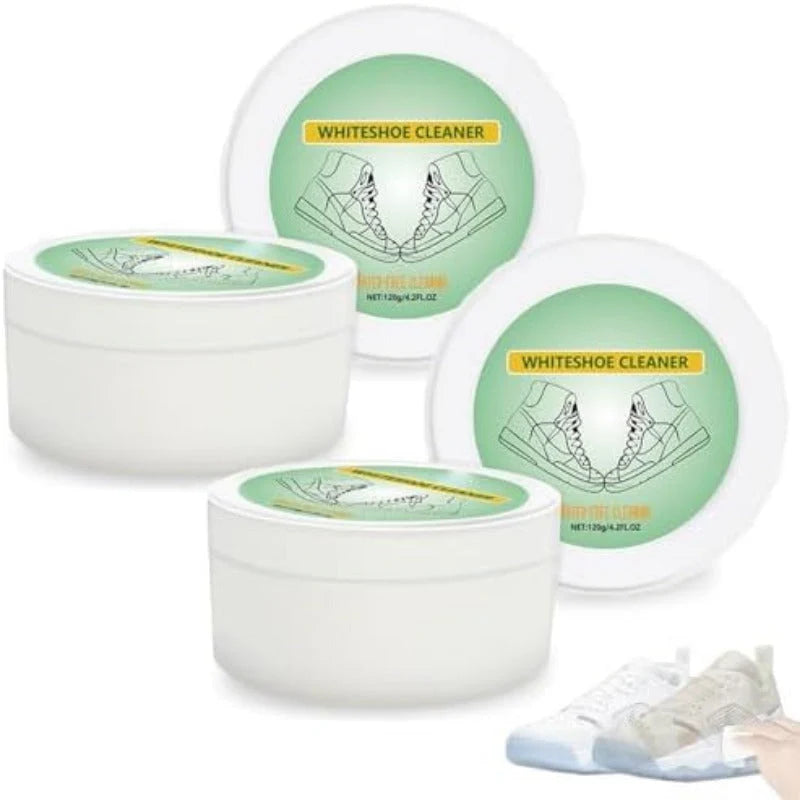 Waterless White Shoe Cleaning Paste – Quick Restore for Leather, Canvas & Mesh