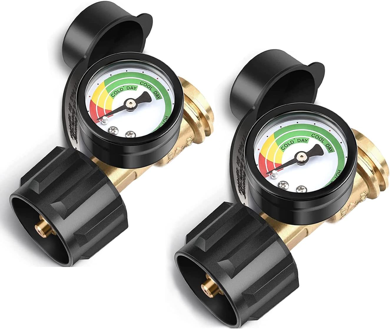 Color-Coded Propane Tank Gauge