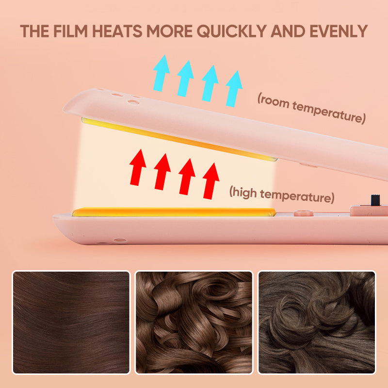 Woyuosn 2-in-1 Mini Curling Iron