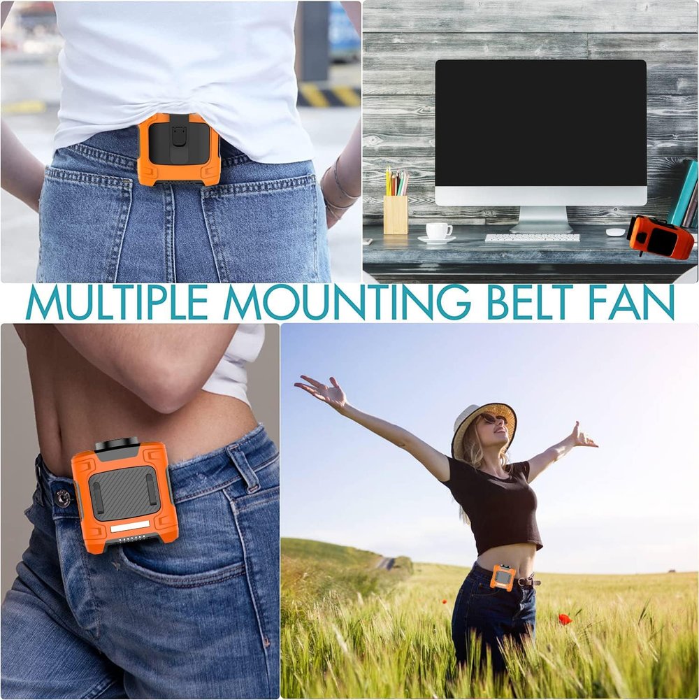 ☀️Last Day 49% OFF-10000mAh Outdoor Digital Fan with Flashlight