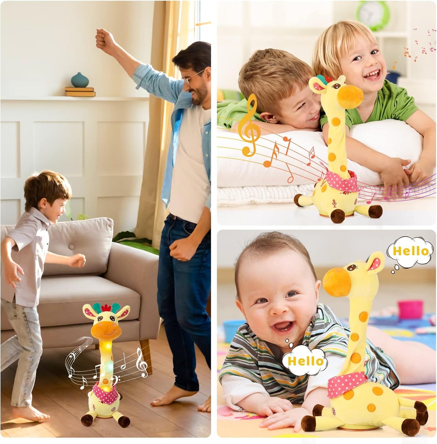 Groovy Singing & Dancing Giraffe Plush