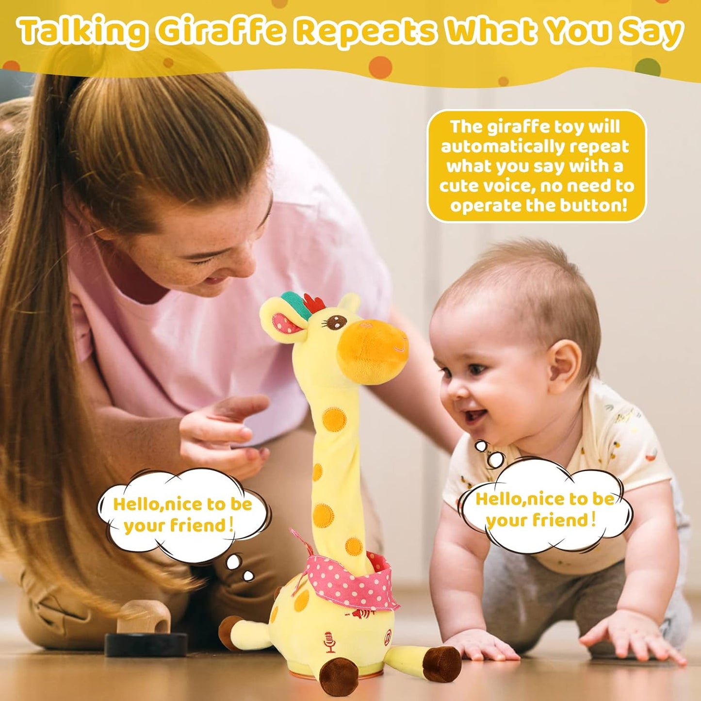 Groovy Singing & Dancing Giraffe Plush