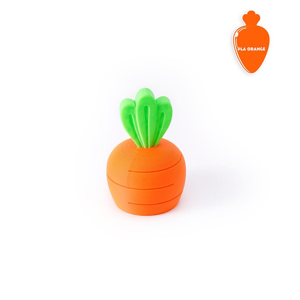 🥕3D Printed Decompression And Retractable Carrot Toy