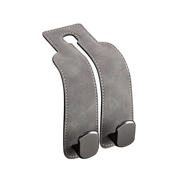 Eptchn TwinHook Leather Car Headrest Hangers