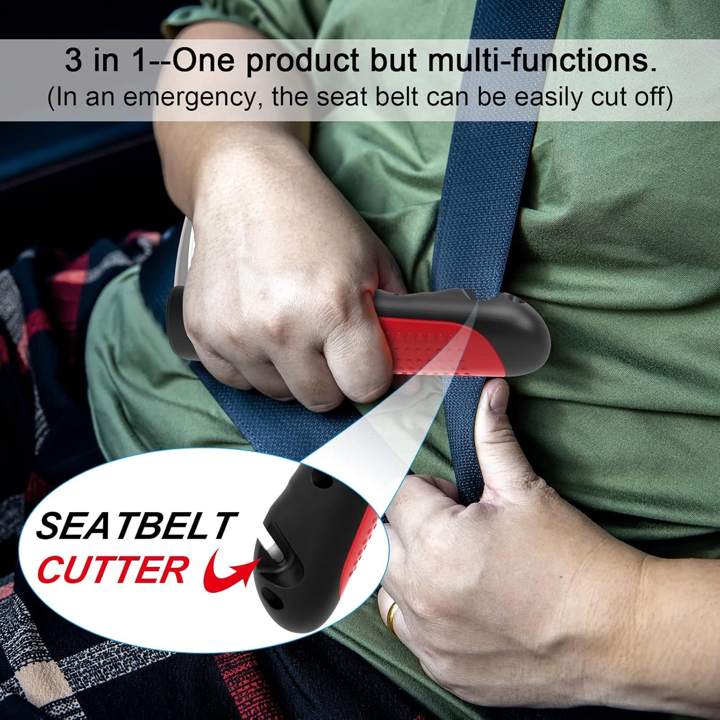 Auto Cane 3-in-1 Vehicle Support & Emergency Escape Tool
