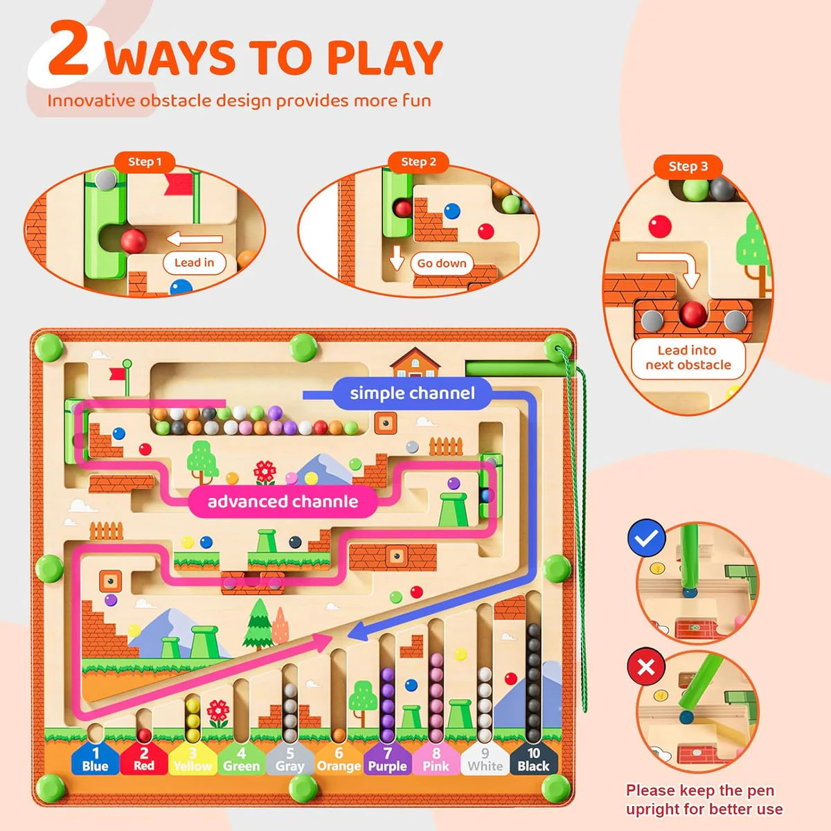 Magnetic Maze Adventure Toy