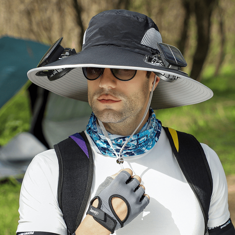 šBest fatherās Day Giftsā¤2025 New Ultralight Solar Fan Sun Hat ā Lighter Than a Baseball!ā¾(Only 11oz)