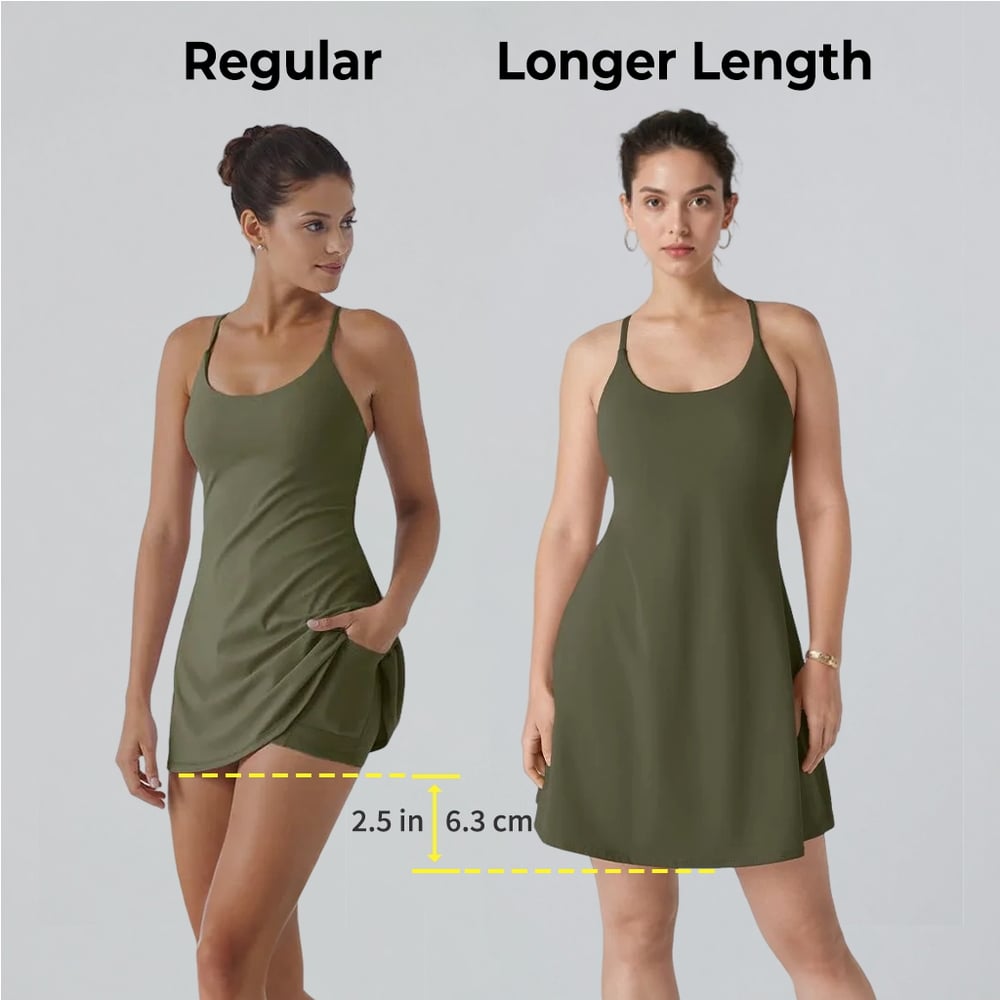 🎁Last Day 49% OFF🔥The Ultimate Tummy Control Backless Active Dress -Made for Movement & Easy Bathroom Breaks