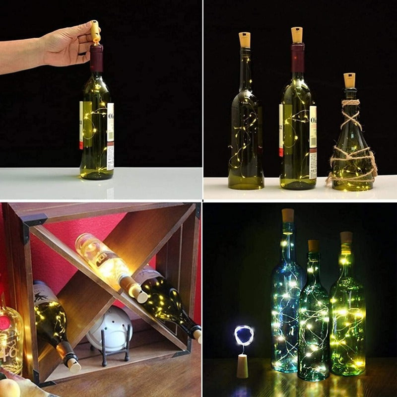 BottleGlow DIY Cork String Lights