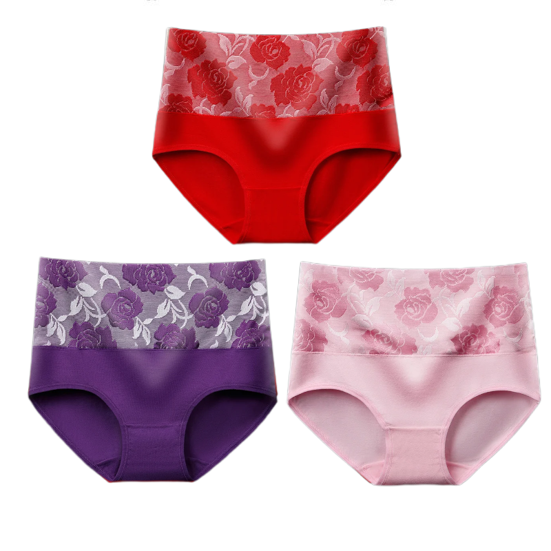 Cotton High Waist Abdominal Slimming Hygroscopic Antibacterial Underwear
