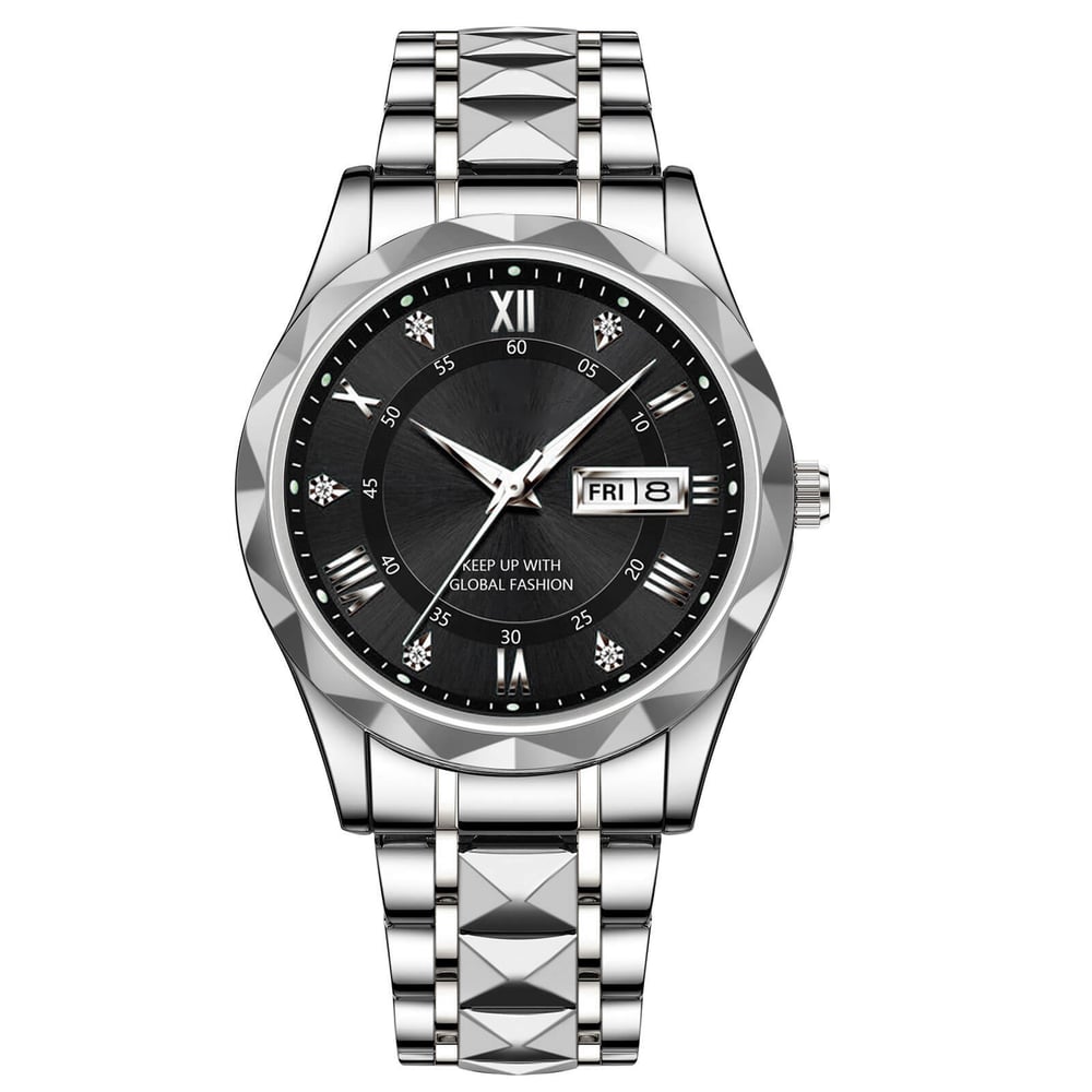Last Day 75% OFF - Waterproof Luminous Stainless Steel Two-tone Quartz Men's Watch