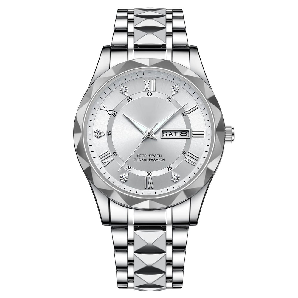 Last Day 75% OFF - Waterproof Luminous Stainless Steel Two-tone Quartz Men's Watch