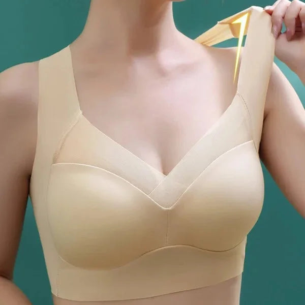 Fashion Deep Cup Bra Summer Sexy Push Up Wireless Bras (Size Runs The Same As Regular Bras)