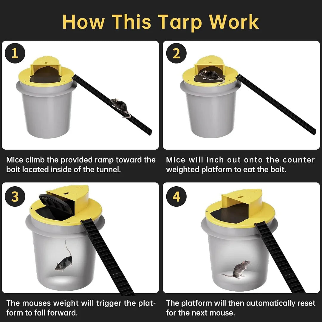 (🔥Summer Hot Sale- 30% OFF) Bucket Lid Mouse Trap