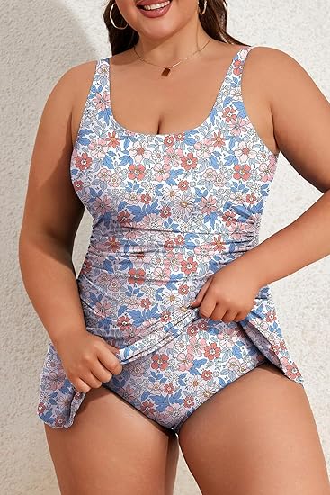 ☀️ Summer Deal!😍Women's Tummy Control Swim Romper Built-in Bra👗